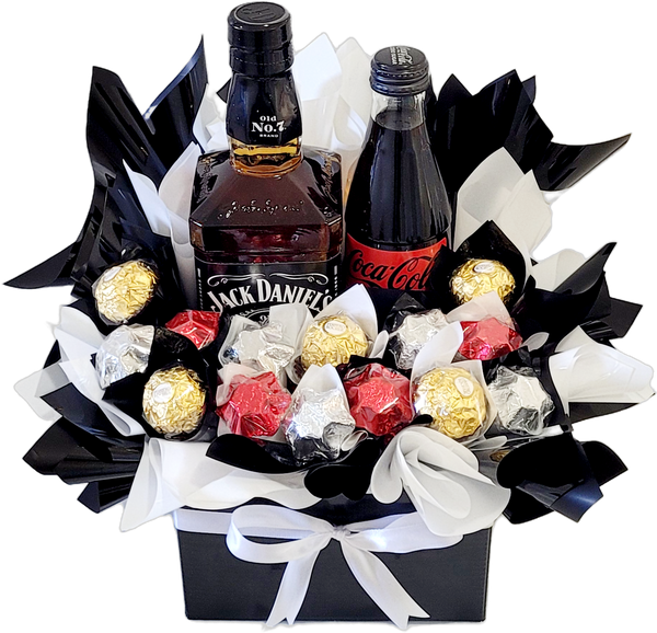 Jack Daniels Gift chocolatfleurs - Main Image