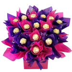 Ferrero Rocher Chocolate Gift - Elegance in Pink and Purple