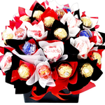 Gourmet Chocolate Bouquet With Milk & Dark Chocolate - Dome