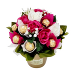 Chocolate Bouquets - Flowers - Bright Pink