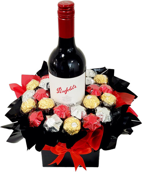 Penfolds Red Wine Gift - Cabernet Sauvignon - chocolatfleurs