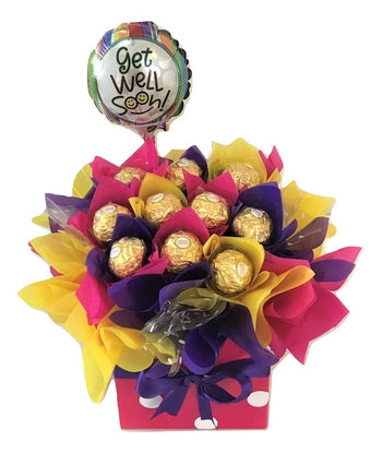 Get Well Soon Chocolate Gift - Ferrero Blooms
