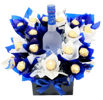 Luxury Grey Goose Vodka & Ferrero Rocher Chocolate Gift